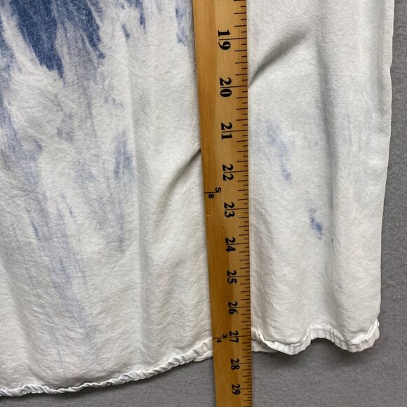 Vintage America Blues Shirt Womens XL Tye Dye Western Boho Flowy Lyocell Soft - Picture 6 of 9